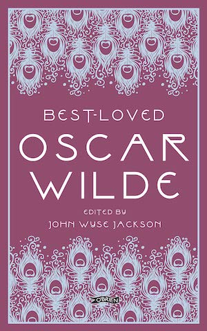 oscar wild book cover, pink book with flower patterns