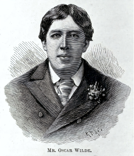 hand drawn Picture of oscar wilde